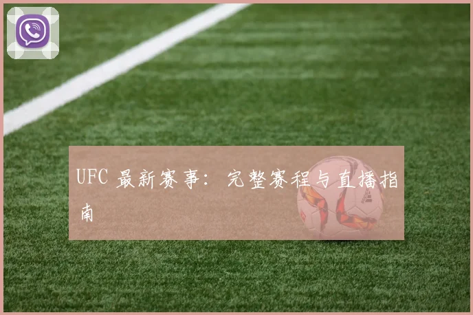 UFC 最新赛事：完整赛程与直播指南